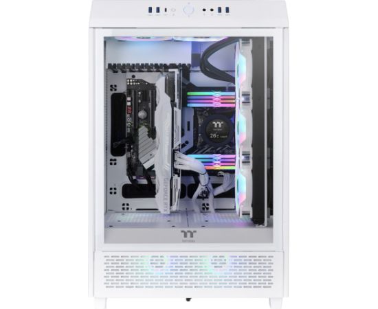 Thermaltake Triton White, gaming PC (white/transparent, Windows 11 Home 64-bit)