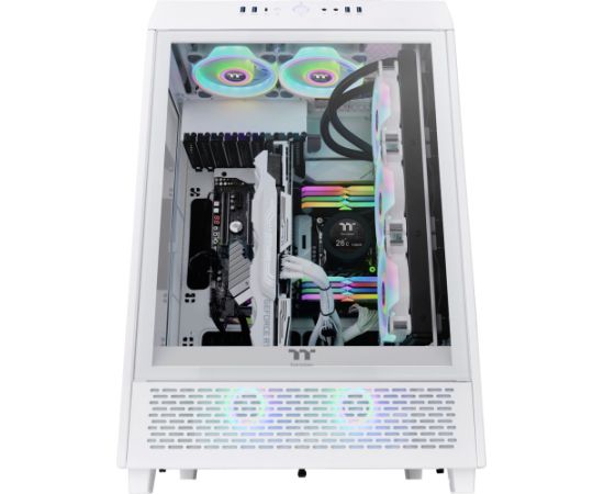 Thermaltake Triton White, gaming PC (white/transparent, Windows 11 Home 64-bit)