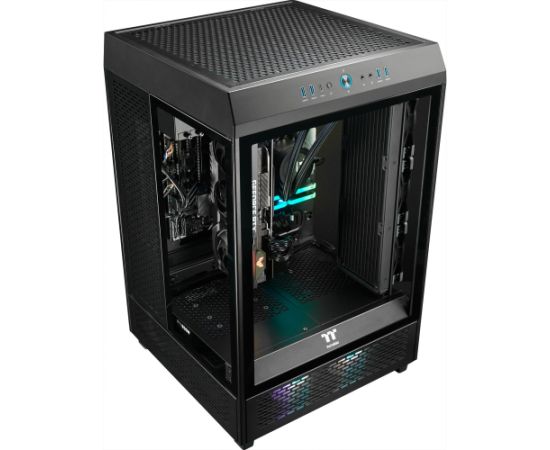 Thermaltake Triton V2 Black, gaming PC (black/transparent, Windows 11 Home 64-bit)