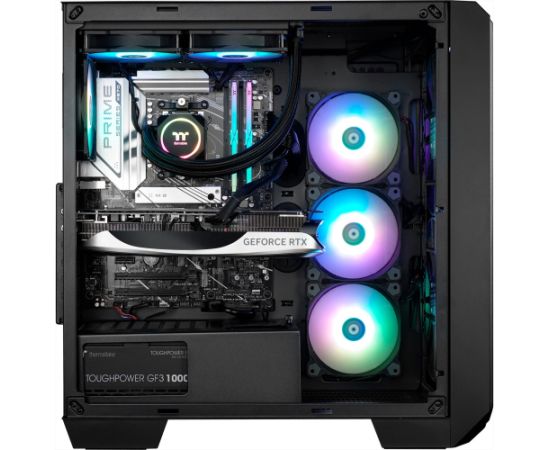 Thermaltake Tethys Black, gaming PC (black/transparent, Windows 11 Home 64-bit)