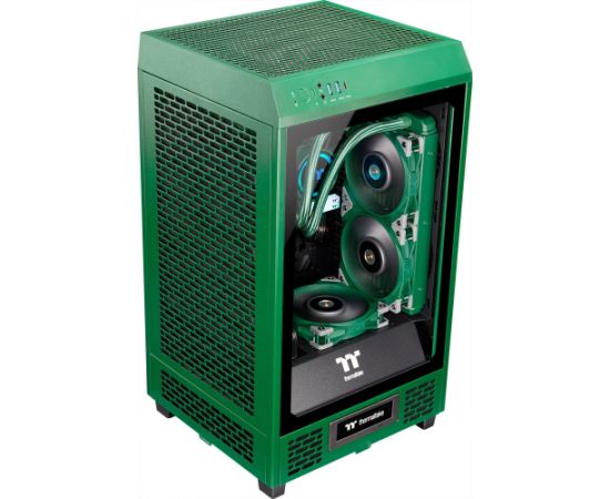 Thermaltake Toughline T200A Racing Green, gaming PC (green/transparent, Windows 11 Home 64-bit)