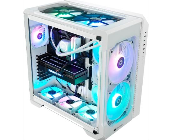 Thermaltake Ganymed V2 Snow, gaming PC (white/transparent, Windows 11 Home 64-bit)