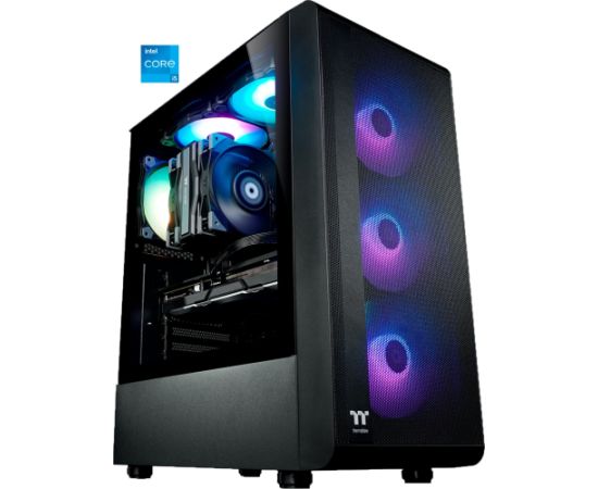 Thermaltake Toughline Air 1, gaming PC (black, Windows 11 Home 64-bit)