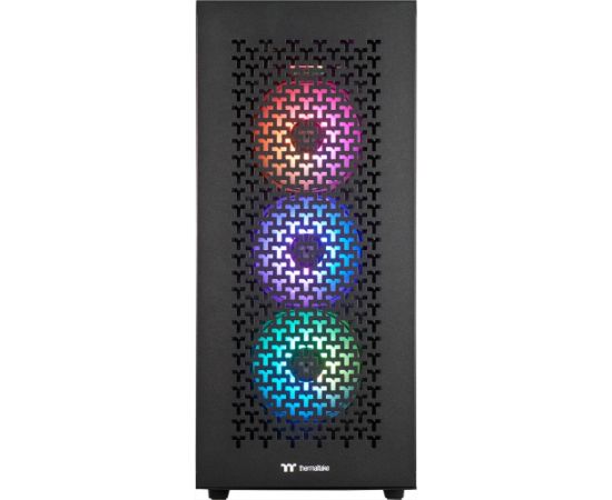 Thermaltake Titan Black, gaming PC (black/transparent, Windows 11 Home 64-bit)