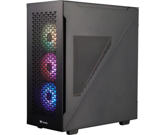 Thermaltake Titan Black, gaming PC (black/transparent, Windows 11 Home 64-bit)