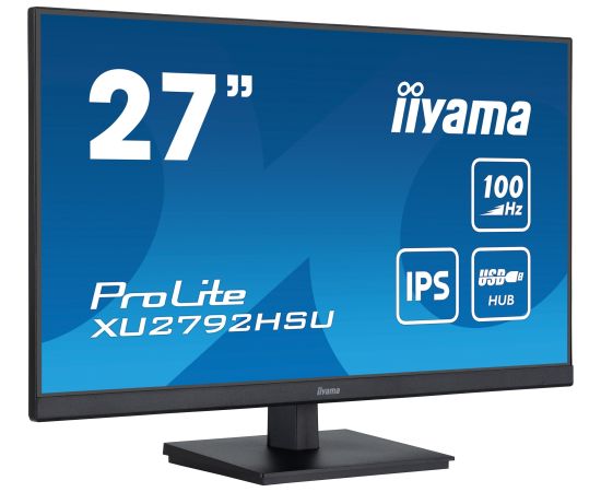 iiyama ProLite XU2792HSU-B6, LED monitor - 27 -  black (matt), FullHD, IPS, AMD Free-Sync, 100Hz panel