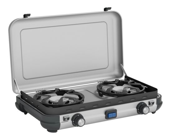 Campingaz Camping Kitchen 2 Maxi, gas cooker (grey, 2 hobs 2x 1.8 kW, for R904 / R907)