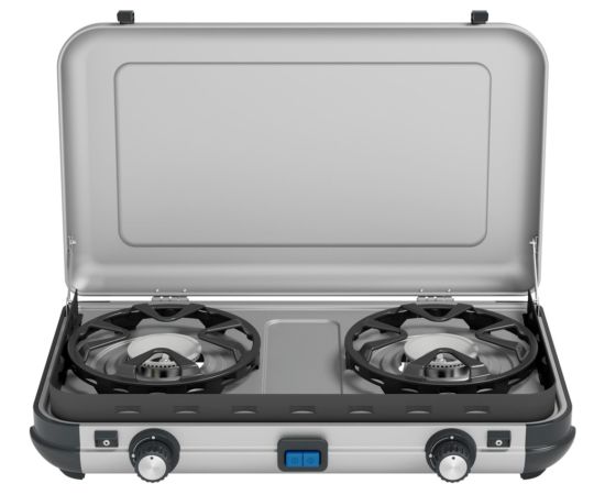 Campingaz Camping Kitchen 2 Maxi, gas cooker (grey, 2 hobs 2x 1.8 kW, for R904 / R907)