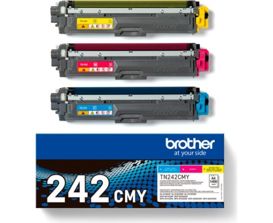 Brother toner three pack TN242CMY