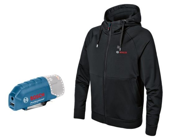 Bosch Heat+Jacket GHH 12+18V Solo size XL, work clothing (black, without battery and charger)