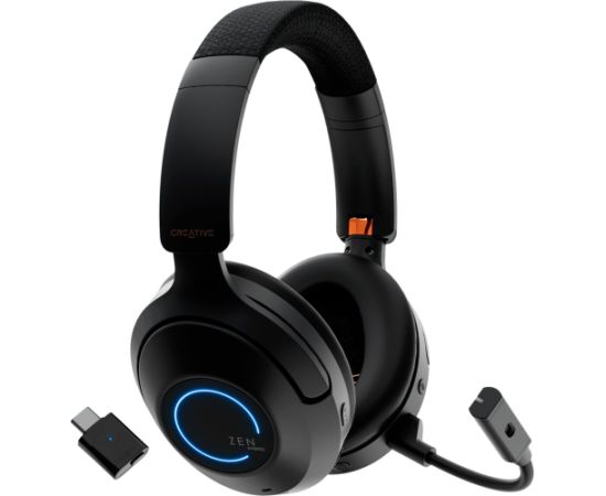 Creative Zen Hybrid Pro Classic, gaming headset (black, ANC, Bluetooth, USB-C)