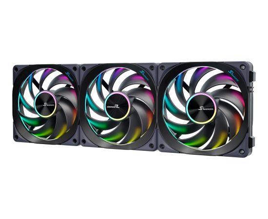 Seasonic MagFlow ARGB, case fan (black, 3-fan kit)