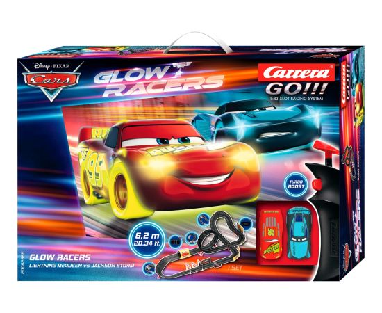 Carrera GO!!! Disney Pixar Cars - Glow Racers, racetrack