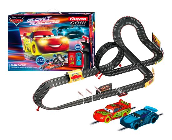 Carrera GO!!! Disney Pixar Cars - Glow Racers, racetrack