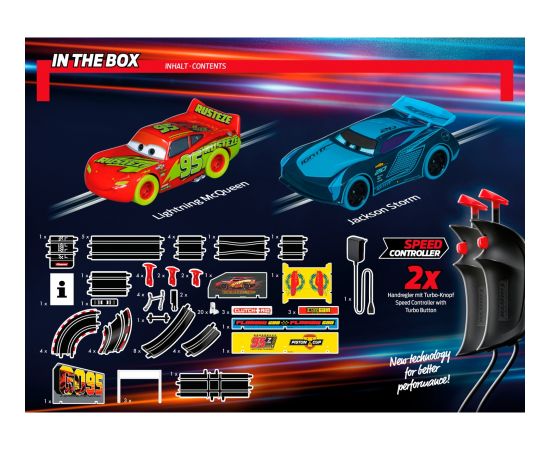 Carrera GO!!! Disney Pixar Cars - Glow Racers, racetrack