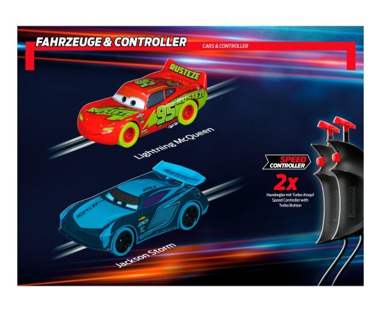 Carrera GO!!! Disney Pixar Cars - Glow Racers, racetrack