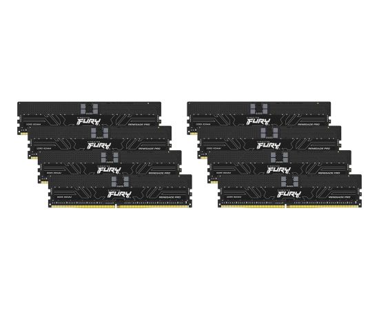 Kingston FURY DDR5 - 128GB - 6000 - CL - 32 (8x 16 GB) Octo kit, RAM (black, KF560R32RBK8-128, Renegade PRO, INTEL XMP)