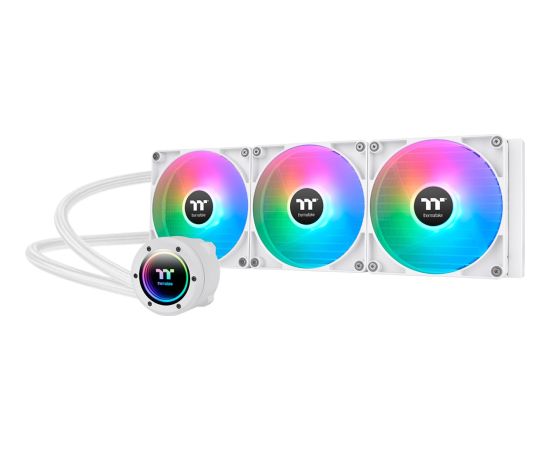 Thermaltake TH420 V2 ARGB Sync All-In-One Liquid Cooler Snow Edition, water cooling (white)