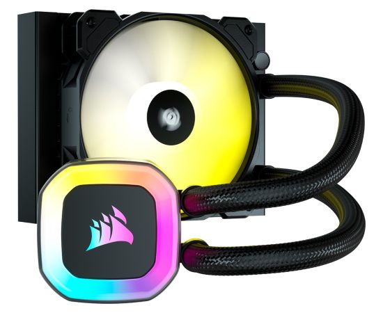 Corsair H55 RGB Liquid CPU Cooler, water cooling (black)