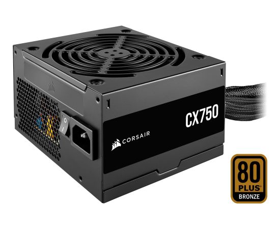 Corsair CX750 750W, PC power supply (black, 3x PCIe, 750 watts)