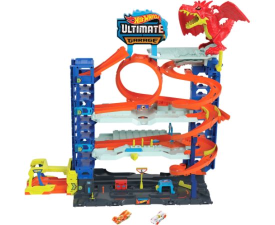 Hot Wheels City Ultimate Garage 23, play building ((Incl. 2 Hot Wheels vehicles))