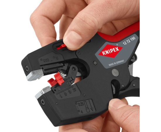 KNIPEX NexStrip electrician's multi-tool, stripping pliers (black/red)