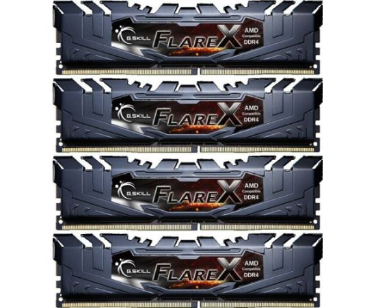 G.Skill DDR4 - 64 GB -3200 - CL - 16 - Quad-Kit, flare X (F4-3200C16Q-64GFX)