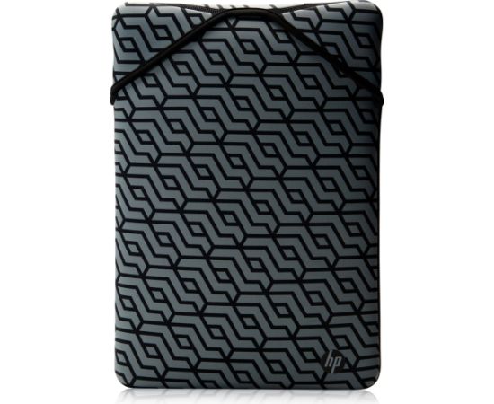 HP Reversible Protective 15.6-inch Geo Laptop Sleeve 15.6" Sleeve case Black, Gray