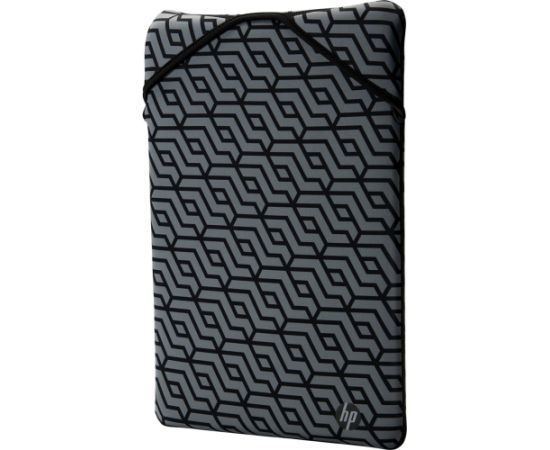 HP Reversible Protective 15.6-inch Geo Laptop Sleeve 15.6" Sleeve case Black, Gray