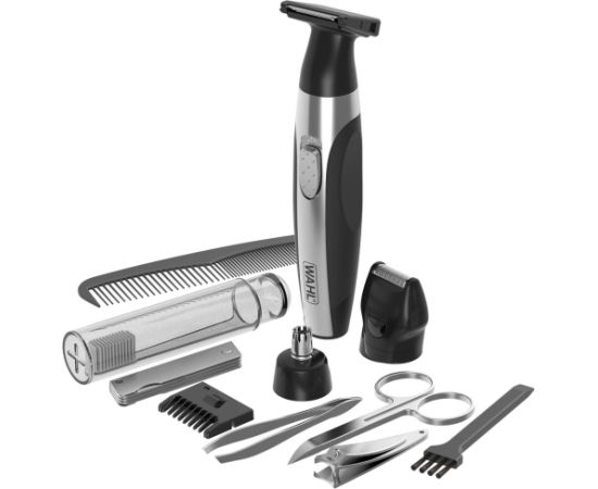 Wahl Travel Kit Deluxe Black, Stainless steel