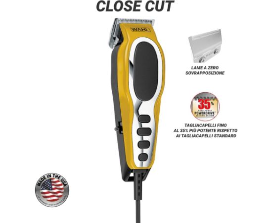 Wahl CloseCut Pro Black, Silver, Yellow