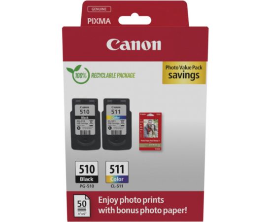 Canon ink cartridge PG-510/CL-511 Value Pack