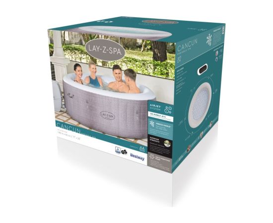 bestway whirlpool lay-z-spa cancun, 4 personas