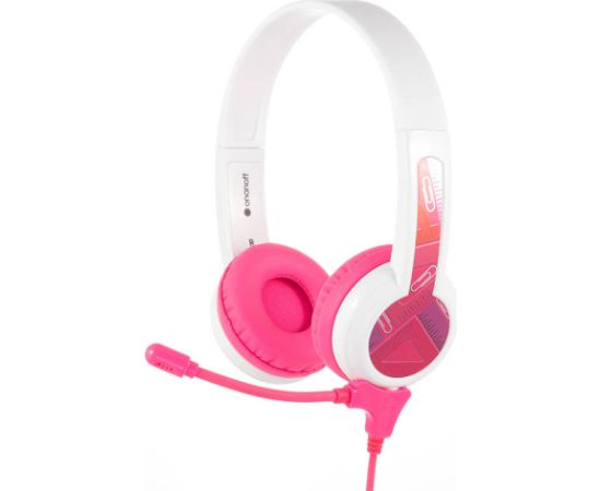 Buddy Toys Wired headphones for kids BuddyPhones School+ (pink)