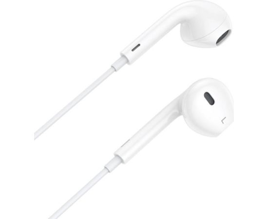 Wired in-ear headphones Vipfan M14, USB-C, 1.1m (white)