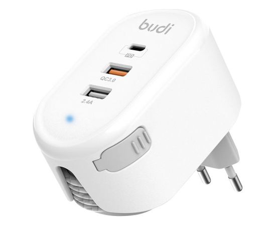 Wall Charger Budi 1m cable 30W (white)