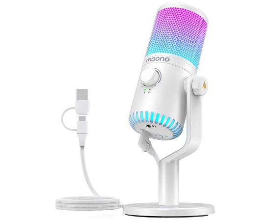 Gaming Microphone Maono DM30RGB (white)