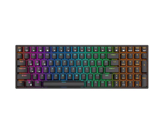 Wireless mechanical keyboard Royal Kludge RK100 RGB, Brown switch (black)