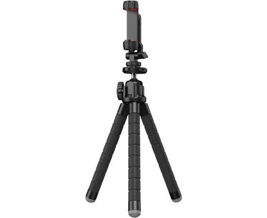 Octopus flexible tripod APEXEL APL-JJ025 with GoPro adapter (black)