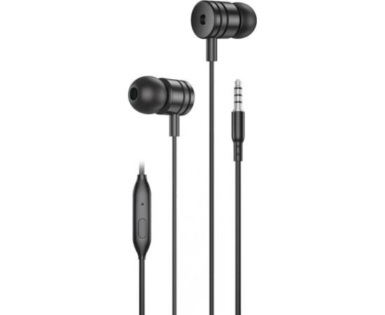 Foneng EP200 wired, in-ear headphones, mini jack (black)