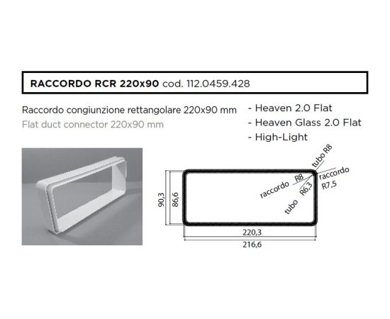 Faber CONNECTION RCR 220X90