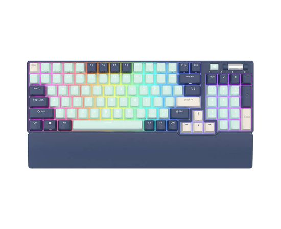 Mechanical keyboard Royal Kludge RK96 RGB, brown switch (blue)