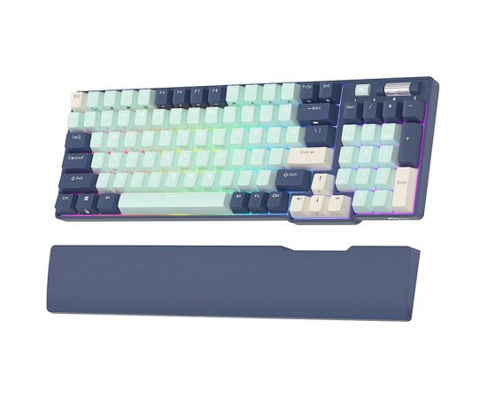 Mechanical keyboard Royal Kludge RK96 RGB, brown switch (blue)