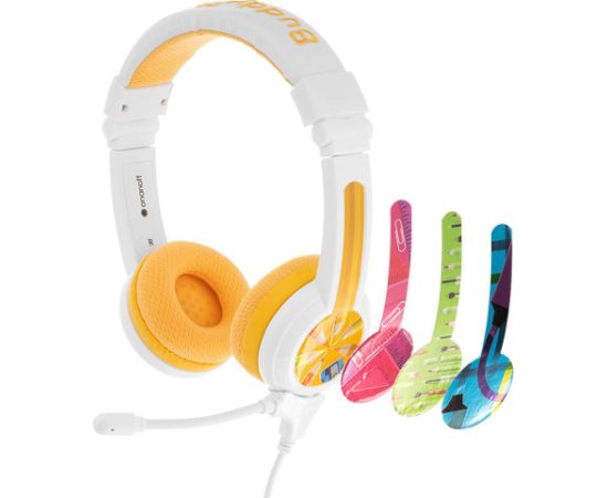 Buddy Toys Wired headphones for kids BuddyPhones School+ (yellow)