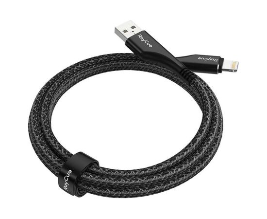 Kabel USB-A do lightning RayCue CA01 1.2m 2.4A (czarny)