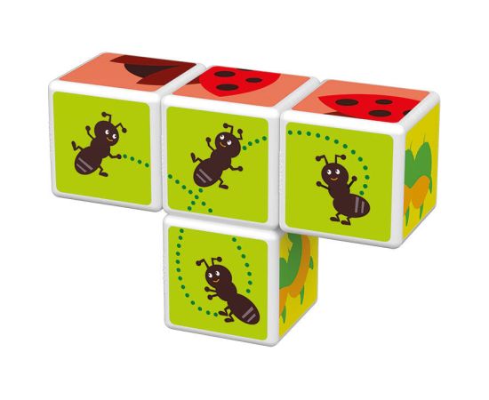 Magicube Printed Insects magnetic blocks + cards 7 pieces GEOMAG GEO-121