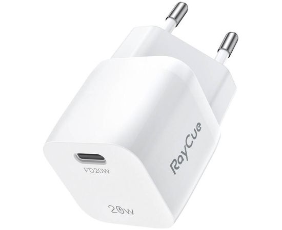 RayCue USB-C PD 20W EU network charger (white)
