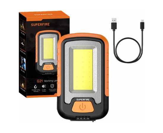 Workshop Flashlight Superfire G21, 650lm, USB