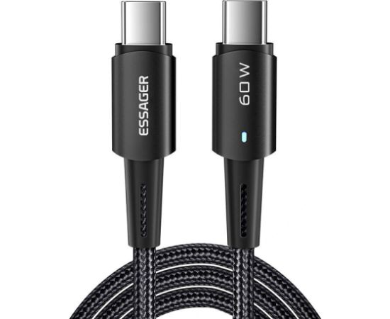 USB-C to USB-C Cable 60W Essager 1m (black)