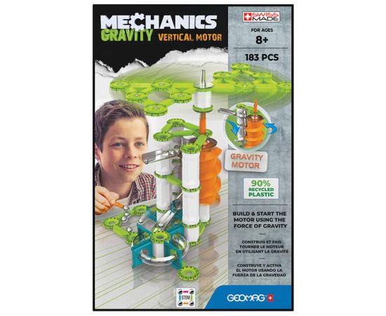 Mechanics Gravity RE Vertical Motor 183-piece GEOMAG GEO-764